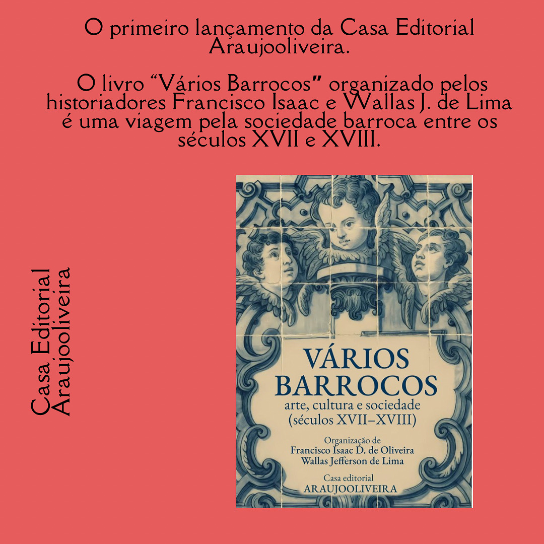 Banner de divulgação do Livro “Vários Barrocos”